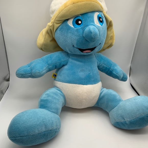 Build-A-Bear The Smurfs Smurfette 16" Plush Stuffed Animal - Picture 3 of 13